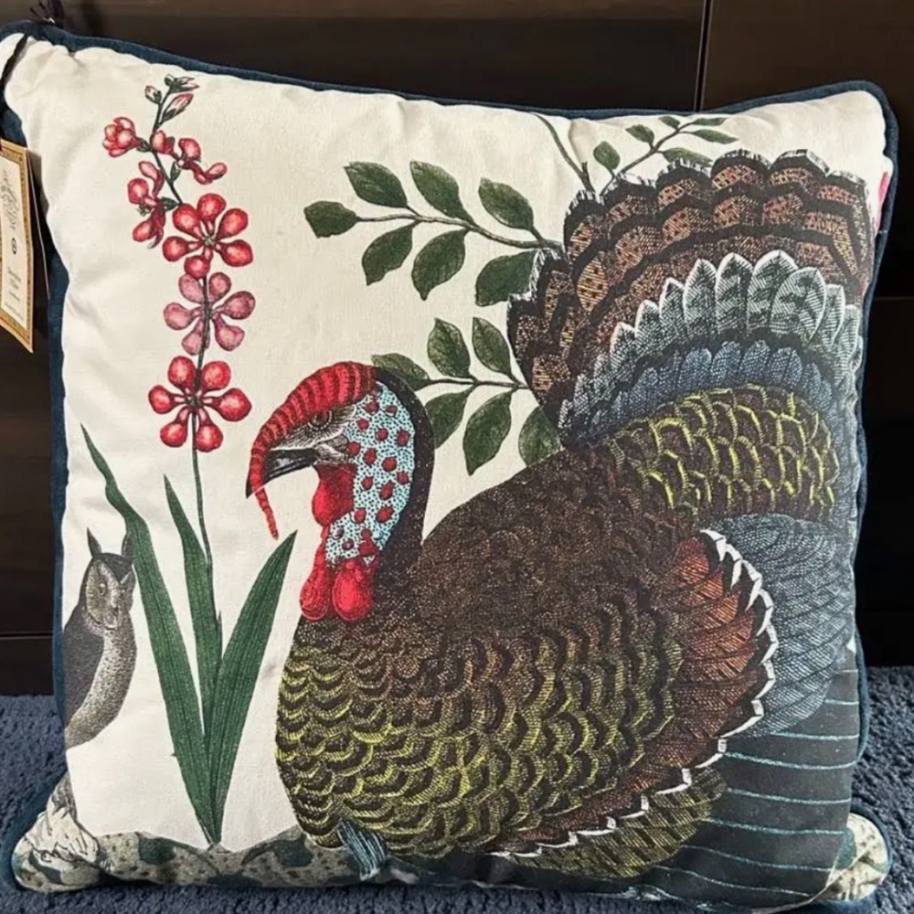 John Derian X Target Turkey Floral Pillow - Picture 9 of 9